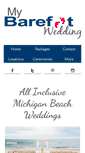 Mobile Screenshot of mybarefootwedding.com